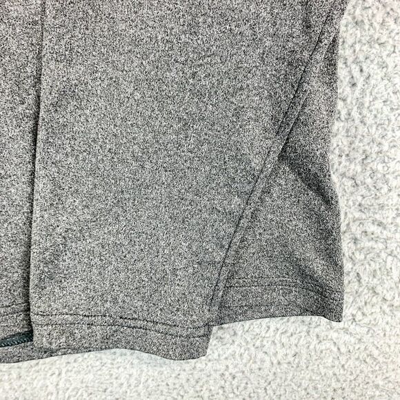 Reebok Jacket Mens Medium Gray Pullover Play Warm Athleisure Stretch 1/4 Zip Run - Picture 5 of 13